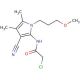 2-chloro-N-[3-cyano-1-(3-methoxypropyl)-4,5-dimethyl-1H-pyrrol-2-yl]acetamide - chemical structure image