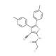 2-Chloro-N-(3-cyano-4,5-di-p-tolyl-furan-2-yl)-acetamide - chemical structure image