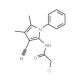 2-chloro-N-(3-cyano-4,5-dimethyl-1-phenyl-1H-pyrrol-2-yl)acetamide - chemical structure image