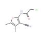 2-chloro-N-(3-cyano-4,5-dimethyl-2-furyl)acetamide - chemical structure image