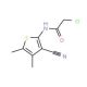 2-Chloro-N-(3-cyano-4,5-dimethylthien-2-yl)-acetamide - chemical structure image
