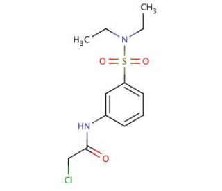 2-Chloro-N-(3-diethylsulfamoyl-phenyl)-acetamide - chemical structure image