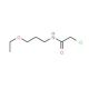 2-chloro-N-(3-ethoxypropyl)acetamide - chemical structure image