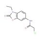 2-Chloro-N-(3-ethyl-2-oxo-2,3-dihydro-benzooxazol-6-yl)-acetamide - chemical structure image
