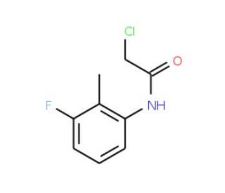 2-Chloro-N-(3-fluoro-2-methyl-phenyl)-acetamide (CAS 347196-12-7) - chemical structure image