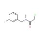 2-chloro-N-(3-fluorobenzyl)-N-methylacetamide - chemical structure image