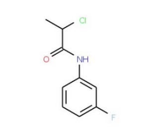 2-chloro-N-(3-fluorophenyl)propanamide - chemical structure image