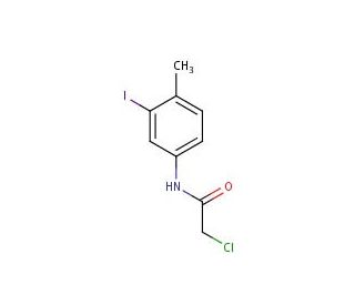 2-chloro-N-(3-iodo-4-methylphenyl)acetamide - chemical structure image