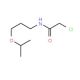 2-chloro-N-(3-isopropoxypropyl)acetamide (CAS 10263-67-9) - chemical structure image
