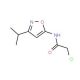 2-chloro-N-(3-isopropylisoxazol-5-yl)acetamide - chemical structure image