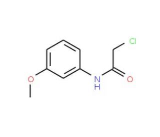 2-Chloro-N-(3-methoxy-phenyl)-acetamide (CAS 17641-08-6) - chemical structure image