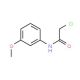 2-Chloro-N-(3-methoxy-phenyl)-acetamide (CAS 17641-08-6) - chemical structure image