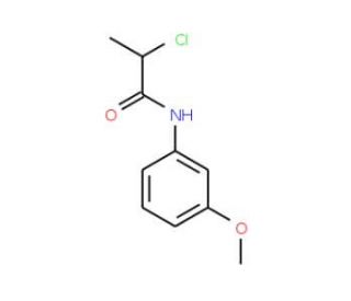 2-chloro-N-(3-methoxyphenyl)propanamide - chemical structure image
