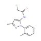 2-chloro-N-[3-methyl-1-(2-methylphenyl)-1H-pyrazol-5-yl]acetamide - chemical structure image