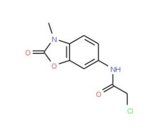 2-Chloro-N-(3-methyl-2-oxo-2,3-dihydro-benzooxazol-6-yl)-acetamide - chemical structure image