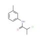 2-Chloro-N-(3-methylphenyl)propanamide - chemical structure image