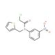 2-Chloro-N-(3-nitro-phenyl)-N-thiophen-2-ylmethyl-acetamide - chemical structure image