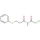 2-Chloro-N-(3-phenylsulfanyl-propionyl)-acetamide - chemical structure image