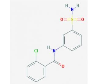 2-Chloro-N-(3-sulfamoyl-phenyl)-benzamide - chemical structure image