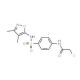 2-chloro-N-(4-{[(3,4-dimethylisoxazol-5-yl)amino]sulfonyl}phenyl)acetamide - chemical structure image