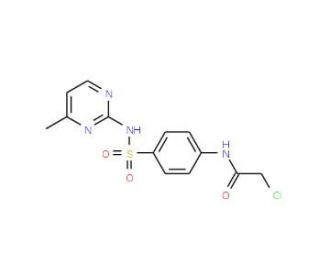 2-chloro-N-(4-{[(4-methylpyrimidin-2-yl)amino]sulfonyl}phenyl)acetamide - chemical structure image