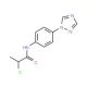 2-Chloro-N-(4-[1,2,4]triazol-1-yl-phenyl)-propionamide - chemical structure image