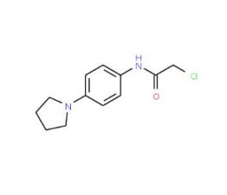 2-Chloro-N-[4-(1-pyrrolidinyl)phenyl]acetamide (CAS 251097-15-1) - chemical structure image
