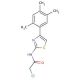 2-Chloro-N-[4-(2,4,5-trimethyl-phenyl)-thiazol-2-yl]-acetamide - chemical structure image