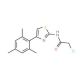 2-Chloro-N-[4-(2,4,6-trimethyl-phenyl)-thiazol-2-yl]-acetamide - chemical structure image