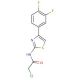 2-Chloro-N-[4-(3,4-difluoro-phenyl)-thiazol-2-yl]-acetamide - chemical structure image