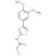 2-Chloro-N-[4-(3,4-dimethoxy-phenyl)-thiazol-2-yl]-acetamide - chemical structure image
