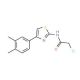 2-Chloro-N-[4-(3,4-dimethyl-phenyl)-thiazol-2-yl]-acetamide - chemical structure image