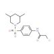 2-chloro-N-{4-[(3,5-dimethylpiperidin-1-yl)sulfonyl]phenyl}acetamide - chemical structure image