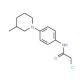 2-Chloro-N-[4-(3-methyl-piperidin-1-yl)-phenyl]-acetamide - chemical structure image