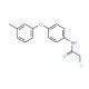 2-chloro-N-[4-(3-methylphenoxy)phenyl]acetamide (CAS 69838-52-4) - chemical structure image