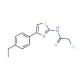 2-Chloro-N-[4-(4-ethyl-phenyl)-thiazol-2-yl]-acetamide - chemical structure image