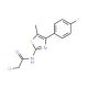 2-Chloro-N-[4-(4-fluoro-phenyl)-5-methyl-thiazol-2-yl]-acetamide - chemical structure image