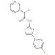 2-Chloro-N-[4-(4-fluoro-phenyl)-thiazol-2-yl]-2-phenyl-acetamide - chemical structure image