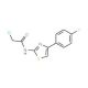 2-Chloro-N-[4-(4-fluoro-phenyl)-thiazol-2-yl]-acetamide (CAS 83558-09-2) - chemical structure image