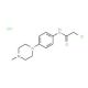 2-Chloro-N-[4-(4-methyl-piperazin-1-yl)-phenyl]-acetamide hydrochloride - chemical structure image