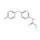2-chloro-N-[4-(4-methylphenoxy)phenyl]acetamide (CAS 38008-32-1) - chemical structure image