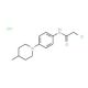 2-chloro-N-[4-(4-methylpiperidin-1-yl)phenyl]acetamide hydrochloride - chemical structure image