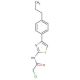 2-Chloro-N-[4-(4-propyl-phenyl)-thiazol-2-yl]-acetamide - chemical structure image