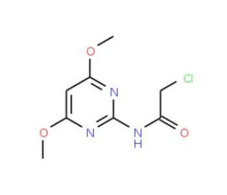 2-chloro-N-(4,6-dimethoxypyrimidin-2-yl)acetamide - chemical structure image