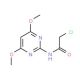 2-chloro-N-(4,6-dimethoxypyrimidin-2-yl)acetamide - chemical structure image