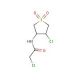2-chloro-N-(4-chloro-1,1-dioxidotetrahydrothien-3-yl)acetamide - chemical structure image