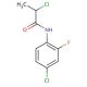 2-chloro-N-(4-chloro-2-fluorophenyl)propanamide - chemical structure image