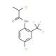 2-chloro-N-[4-chloro-2-(trifluoromethyl)phenyl]propanamide - chemical structure image