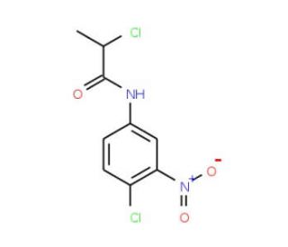 2-Chloro-N-(4-chloro-3-nitrophenyl)propanamide - chemical structure image