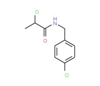 2-chloro-N-(4-chlorobenzyl)propanamide - chemical structure image